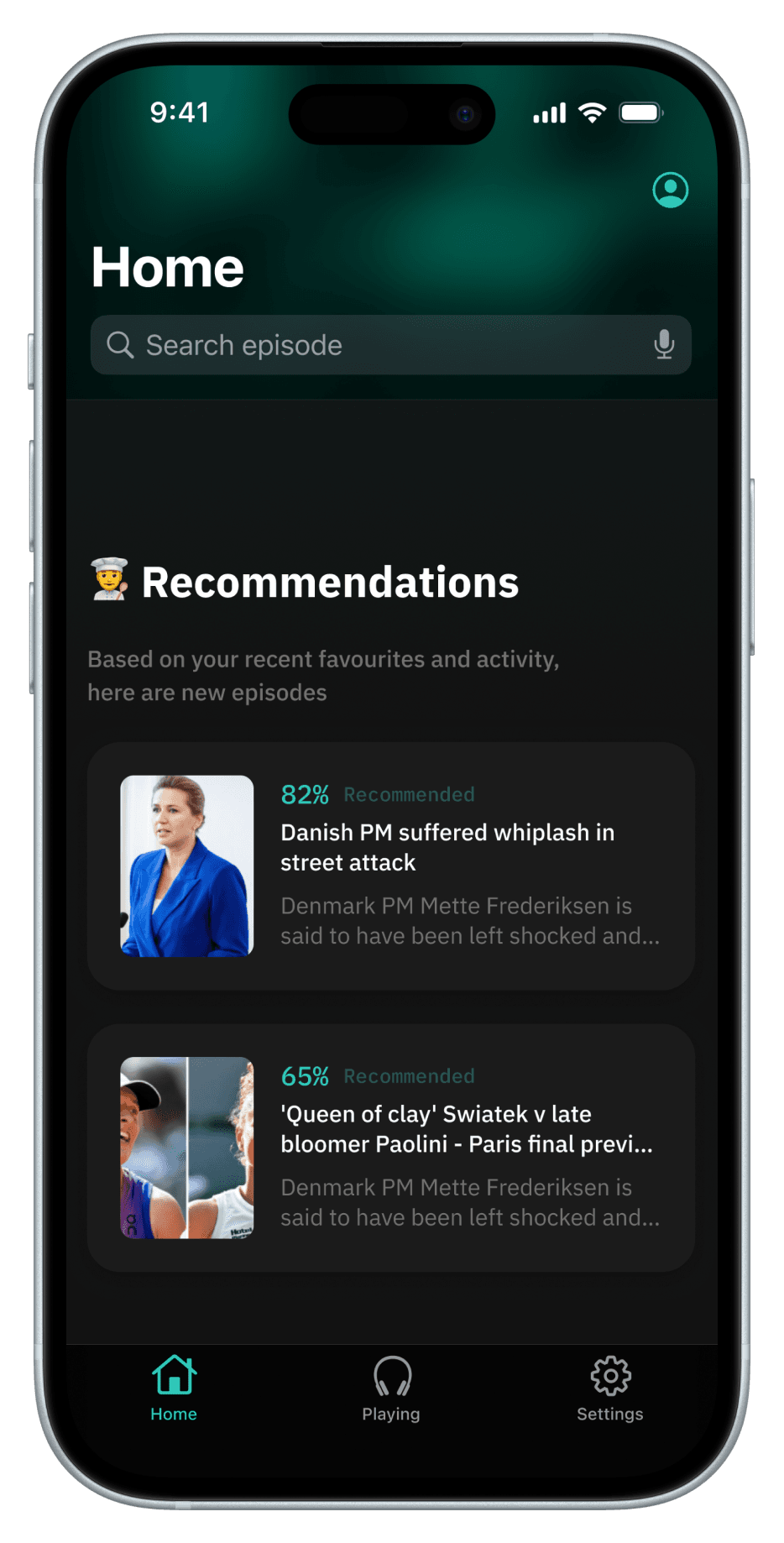 Mobile notifications graphic